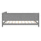 Full Size Wood Daybed/Sofa Bed, Gray - Supfirm