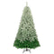 Supfirm GO 7.6 FT Classic Pine Tree Christmas Tree, Gradient Tree Design, Artificial PVC Tips and Sturdy Iron Frame, 300 cool white LED lights - Supfirm