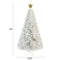 Supfirm GO 7 FT White Christmas Tree with 500 LED Warm Lights, PVC branch, Artificial Holiday Christmas Pine Tree with Star Top - Supfirm