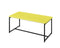 GT 3 Piece Yellow Carbon Fiber Wrap Coffee Table and End Table Set - Supfirm