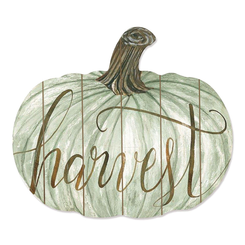 Supfirm "Harvest" By Artisan Cindy Jacobs Printed on Wooden Pumpkin Wall Art - Supfirm