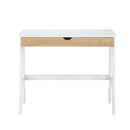 Hilton Desk In White/Natural - Supfirm