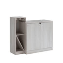 ID USA 213036 Wine Cubbies Cabinet White Oak - Supfirm