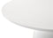 Jasper White 3 Piece Round Dining Table Set with Gray Barrel Chairs - Supfirm