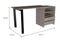 Kirsage 2-Drawer 2-Shelf Writing Desk Light Gray - Supfirm