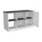 Kitchen Island Padua, Kitchen, White / Onyx - Supfirm