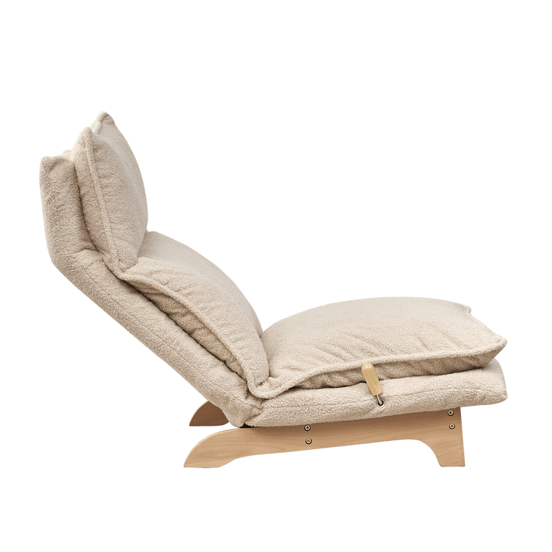 Lazy sofa balcony leisure chair bedroom sofa chair foldable reclining chair leisure single sofa functional chair - Supfirm