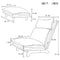 Lazy sofa balcony leisure chair bedroom sofa chair foldable reclining chair leisure single sofa functional chair - Supfirm