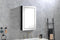 LED Lighted Bathroom Medicine Cabinet with Mirror, Surface Lighted Medicine Cabinet,Dimmable,Adjustable Shelves,Intelligent Switch Medicine Cabinet, Aluminum Frame, - Supfirm