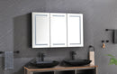 Supfirm LED Mirror Medicine Cabinet with Lights, Dimmer, Defogger, Clock, Temp Display - Supfirm