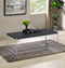 Lennox 3 Piece Black Coffee and End Table Set - Supfirm