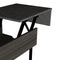 Lift Top Coffee Table 2 Dazza, One Drawer, Carbon Espresso / Onyx Finish - Supfirm