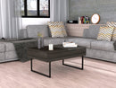 Lift Top Coffee Table 2 Dazza, One Drawer, Carbon Espresso / Onyx Finish - Supfirm