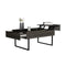 Lift Top Coffee Table 2 Dazza, One Drawer, Carbon Espresso / Onyx Finish - Supfirm