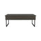 Lift Top Coffee Table Wuzz, Two Legs, Two Shelves, Carbon Espresso / Black Wengue Finish - Supfirm