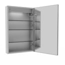 Supfirm Lighted Medicine Cabinet 20 x 32 Inch, Recessed or Surface led Medicine Cabinet, Clock, Room Temp Display,Defog,Night Light,Stepless Dimming,3000K-6400K, Outlets & USBs,Hinge on The Right - Supfirm