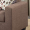 Living Room Furniture 2pc Sofa Set Light Coffee Polyfiber Tufted Sofa Loveseat w Pillows Cushion Couch Solid pine - Supfirm