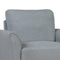 Living Room Furniture Armrest Single Sofa (Gray) - Supfirm