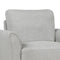 Living Room Furniture Armrest Single Sofa (Light Gray) - Supfirm