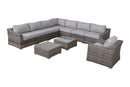 Living Source International Wicker Fully Assembled 7 - Person Seating Group with Cushions - Supfirm