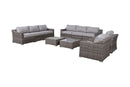 Living Source International Wicker Fully Assembled 8 - Person Seating Group with Cushions - Supfirm