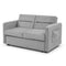 Loveseats Sofa Bed with Pull-out Bed, Adjsutable Back and Two Arm Pocket,Grey - Supfirm