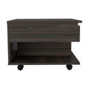 Luanda Lift Top Coffee Table, Casters, One Shelf -Espresso - Supfirm