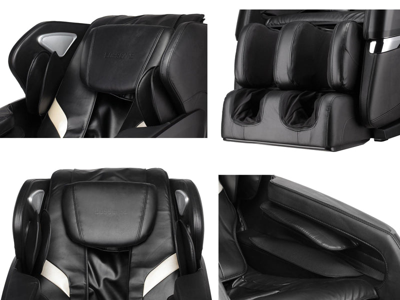 Massage Chairs SL Track Full Body Massage Recliner with Foot Roller,Airbag Massage,Zero Gravity, Bluetooth Speaker Black - Supfirm