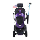 MAX PLUS PURPLE 4 Wheels Outdoor Compact Mobility Scooter with 2pcs*20AH Lead acid Battery, 16 Miles, Cup Holders & USB charger Port - Supfirm