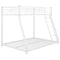 Metal Floor Bunk Bed, Twin over Full,White(OLD SKU:MF193244AAK) - Supfirm