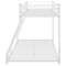 Metal Floor Bunk Bed, Twin over Full,White(OLD SKU:MF193244AAK) - Supfirm