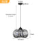 Modern Oblate Black Crystal Chandelier Fixture, Ceiling Pendant light for Living Room, Bedroom, Kitchen, Dining Room, Hallway, Adjustable Color Temperature, Dimmable, 120V, E26, W16.5*L31.5 - Supfirm