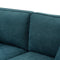 Modern Sofa for Living Room,61" Green Chenille Sofa Couch, Sectional Love Seat Sofa Couch with Brown Legs, Upholstered Sofa for Apartment Bedroom Home Office - Supfirm