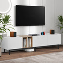 Modern TV Stand for 80'' TV with 3 Doors, Media Console Table, Entertainment Center with Large Storage Cabinet for Living Room, Bedroom - Supfirm