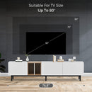 Modern TV Stand for 80'' TV with 3 Doors, Media Console Table, Entertainment Center with Large Storage Cabinet for Living Room, Bedroom - Supfirm