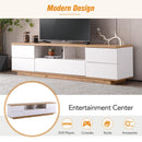 Modern TV stand for TVs up to 80'' , Media Console with Multi-Functional Storage, Entertainment Center with Door Rebound Device, TV cabinet for living room,Bedroom - Supfirm