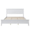 Modern White Solid Wood Queen Platform Bed (old sku:WF283525AAK), Common - Supfirm