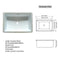 Montary 31inch bathroom vanity top stone carrara gold new style tops with rectangle undermount ceramic sink and back splash with 3 faucet hole for bathrom cabinet - Supfirm