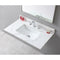 Montary 37inch bathroom vanity top stone carrara gold new style tops with rectangle undermount ceramic sink and 3 faucet hole for bathroom cabinet - Supfirm