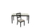 Natural Simple Wooden Table Top 7pc Dining Set Dining Room Furniture Ladder back Side Chairs Cushion Seat light 2-Tone Sand Fabric. - Supfirm