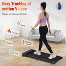 NEW Walking Pad Under Desk Treadmill for Home Office -2.5HP Walking Treadmill With Incline Bluetooth Speaker 0.5-4MPH 265LBS Capacity Treadmill for Walking Running - Wristband Remote - Supfirm