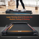 NEW Walking Pad Under Desk Treadmill for Home Office -2.5HP Walking Treadmill With Incline Bluetooth Speaker 0.5-4MPH 265LBS Capacity Treadmill for Walking Running - Wristband Remote - Supfirm