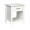 NightStand with Drawer, Solid One Drawer Nightstand Bedside Table - Supfirm