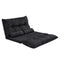 Orisfur. Lazy Sofa Adjustable Folding Futon Sofa Video Gaming Sofa with Two Pillows - Supfirm