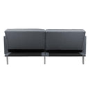 Orisfur. Linen Upholstered Modern Convertible Folding Futon Sofa Bed for Compact Living Space, Apartment, Dorm - Supfirm