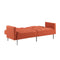 Orisfur. Linen Upholstered Modern Convertible Folding Futon Sofa Bed for Compact Living Space, Apartment, Dorm - Supfirm