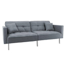 Orisfur. Linen Upholstered Modern Convertible Folding Futon Sofa Bed for Compact Living Space, Apartment, Dorm - Supfirm