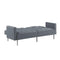 Orisfur. Linen Upholstered Modern Convertible Folding Futon Sofa Bed for Compact Living Space, Apartment, Dorm - Supfirm