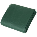 Outsunny 97" x 65" x 26" Heavy Duty Outdoor Sectional Sofa Cover, Waterproof Patio Furniture Cover for Weather Protection, Dark Green - Supfirm