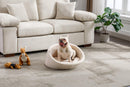 PANGPANG Cat Bed Pet Sofa With E1 Solid Wood frame, Cashmere Cover,Mid Size,BEIGE - Supfirm